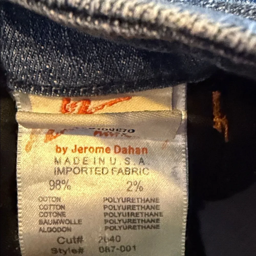 Citizens of Humanity Low Waist Full Leg #097 Jeans Size 28 Dark Blue